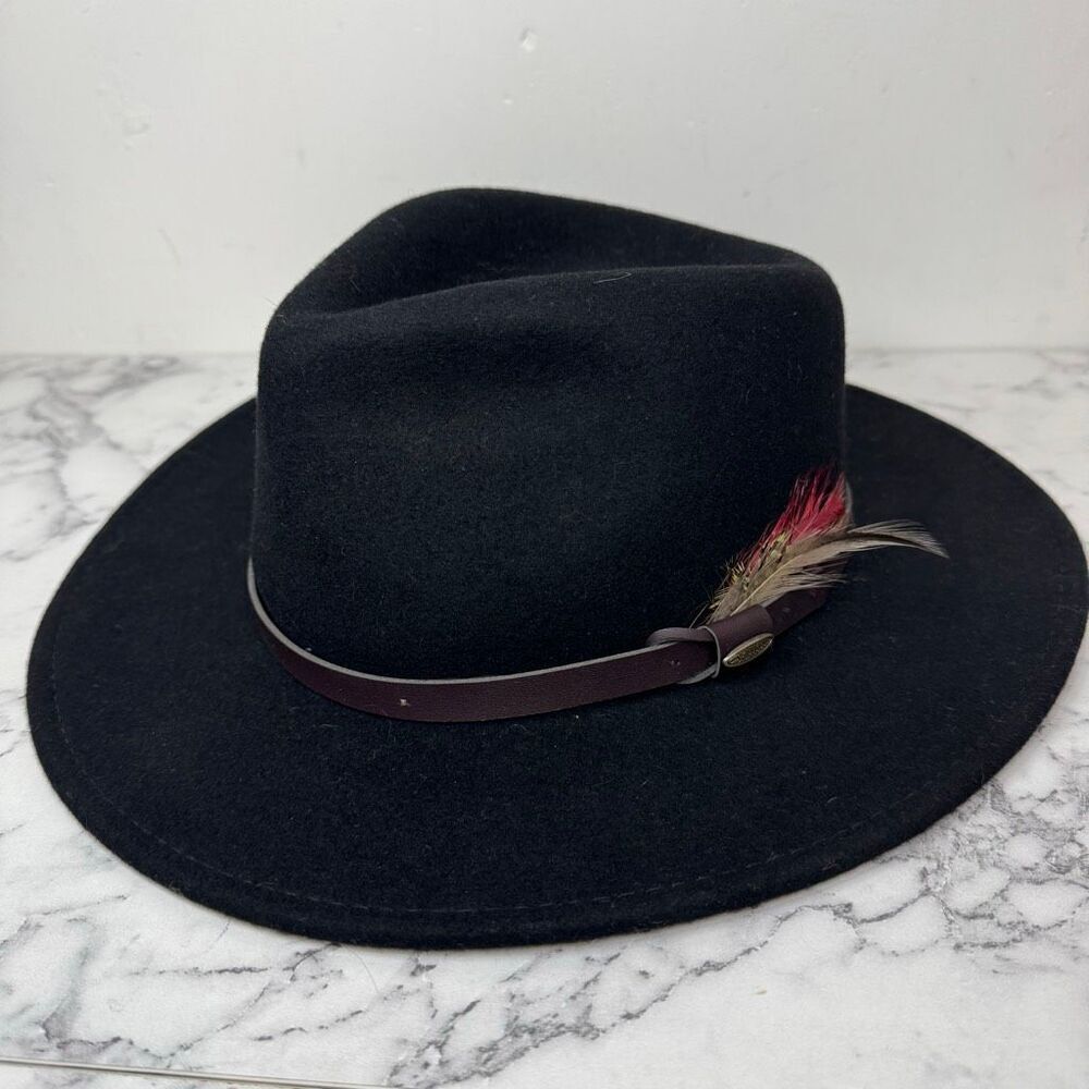 Scala Crushable Wool Felt Outback Hat L